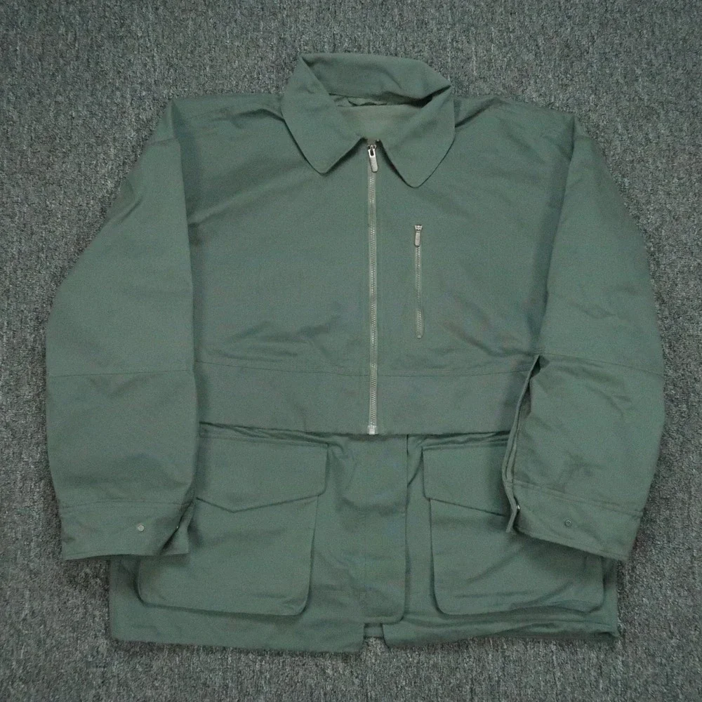 Lululemon‎ Jacket Women Large Green Glyde 2 In 1 Adaptable Zip Pocket Popover